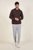 Textured Double-Knit Cotton Hoodie